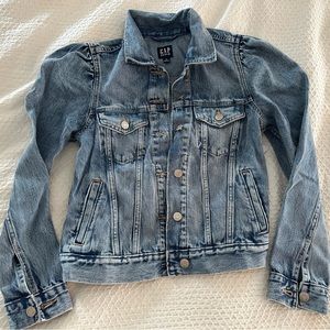 GAP PUFF SLEVE JEAN JACKET